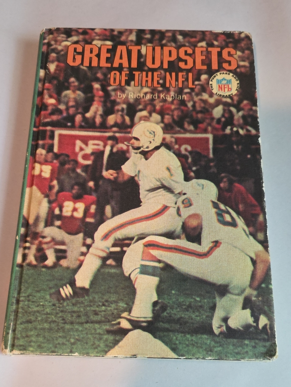Great Upsets of the NFL Hardcover Coffee Table Book/Man Cave Decor